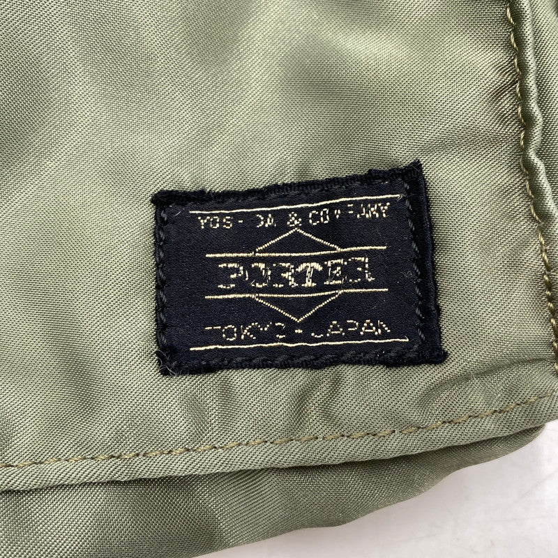 【中古品】【メンズ/レディース】 PORTER ポーター TANKER WAIST BAG タンカー ウエストバッグ 鞄 188-260503-kh-15-izu カラー：オリーブ 万代Net店