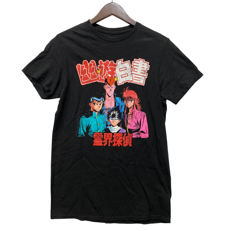 【中古品】【メンズ】 YU YU HAKUSHO 幽遊白書 PRINT TEE プリント Tシャツ 半袖 ホンジュラス製 146-260801-as-30-izu サイズ：S カラー：ブラック 万代Net店