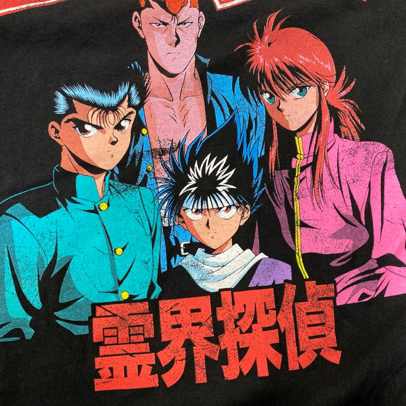 【中古品】【メンズ】 YU YU HAKUSHO 幽遊白書 PRINT TEE プリント Tシャツ 半袖 ホンジュラス製 146-260801-as-30-izu サイズ：S カラー：ブラック 万代Net店
