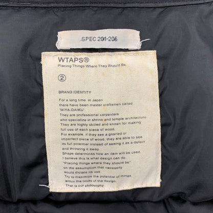 【現状渡し品】【メンズ】 WTAPS ダブルタップス 102GWDT-JKM01 ROKUDENASHI期 JACKET.FIELD.NYLON.TAFFETA ナイロン タフタ ジャケット アウター 142-260516-kh-15-izu サイズ：2 カラー：ブラック 万代Net店