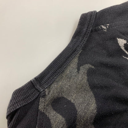 【中古品】【メンズ】 VERSACE JEANS COUTURE ヴェルサーチェ ジーンズクチュール SWITCHING L/S TEE スウィッチング 長袖 Tシャツ イタリア製 146-260516-as-33-izu サイズ：L カラー：ブラック 万代Net店