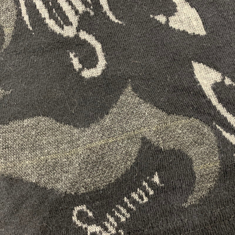 【中古品】【メンズ】 VERSACE JEANS COUTURE ヴェルサーチェ ジーンズクチュール SWITCHING L/S TEE スウィッチング 長袖 Tシャツ イタリア製 146-260516-as-33-izu サイズ：L カラー：ブラック 万代Net店