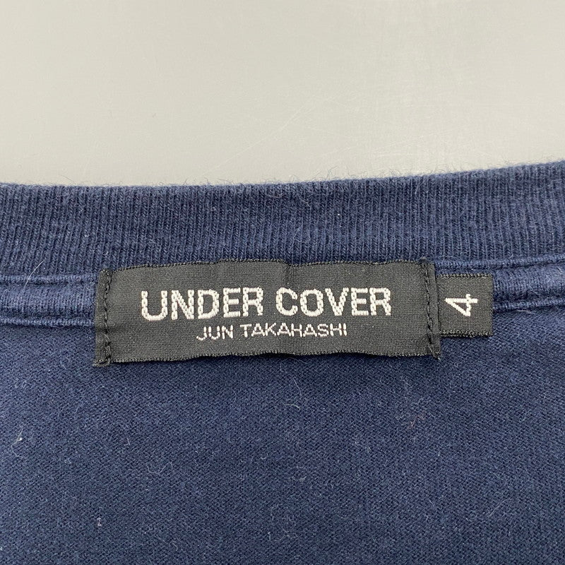 【中古品】【メンズ】 UNDERCOVER アンダーカバー UB0D3801 BASIC U SS TEE ベーシック U ショートスリーブ Tシャツ トップス 140-260508-kh-01-izu サイズ：4 カラー：ネイビー 万代Net店