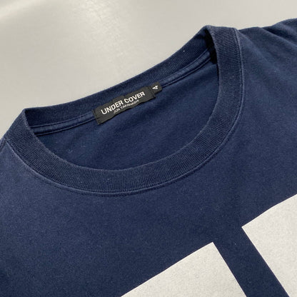 【中古品】【メンズ】 UNDERCOVER アンダーカバー UB0D3801 BASIC U SS TEE ベーシック U ショートスリーブ Tシャツ トップス 140-260508-kh-01-izu サイズ：4 カラー：ネイビー 万代Net店
