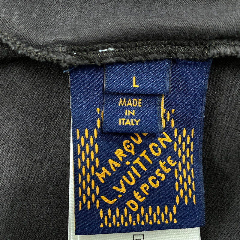 【中古品】【メンズ】 LOUIS VUITTON ルイ・ヴィトン RM251M NPG HSY98W ウォッシュド プリンテッド コットン Tシャツ 半袖 トップス 141-260506-as-21-izu サイズ：L カラー：ブラウン系 万代Net店