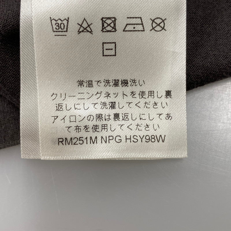 【中古品】【メンズ】 LOUIS VUITTON ルイ・ヴィトン RM251M NPG HSY98W ウォッシュド プリンテッド コットン Tシャツ 半袖 トップス 141-260506-as-21-izu サイズ：L カラー：ブラウン系 万代Net店