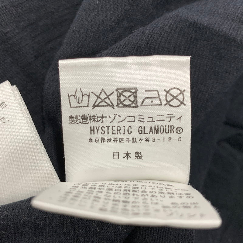 【中古品】【メンズ】 HYSTERIC GLAMOUR ヒステリックグラマー 02192CT02 BOOGIE VAN GIRL PRINT SS TEE プリント ショートスリーブ ティー トップス 半袖 140-260517-cs-13-izu サイズ：XL カラー：ブラック 万代Net店