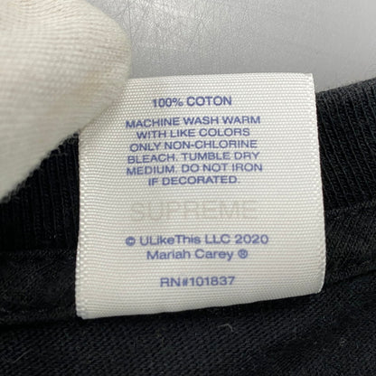 【中古品】【メンズ】 SUPREME シュプリーム 20FW MARIAH CAREY TEE マライア キャリー Tシャツ トップス 半袖 149-260507-cs-04-izu サイズ：L カラー：ブラック 万代Net店