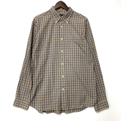 【中古品】【メンズ】 OLD GAP オールドギャップ CHECK LS BD SHIRT チェック ロングスリーブ ボタンダウン シャツ 長袖 トップス 146-260516-as-31-izu サイズ：M カラー：マルチカラー 万代Net店