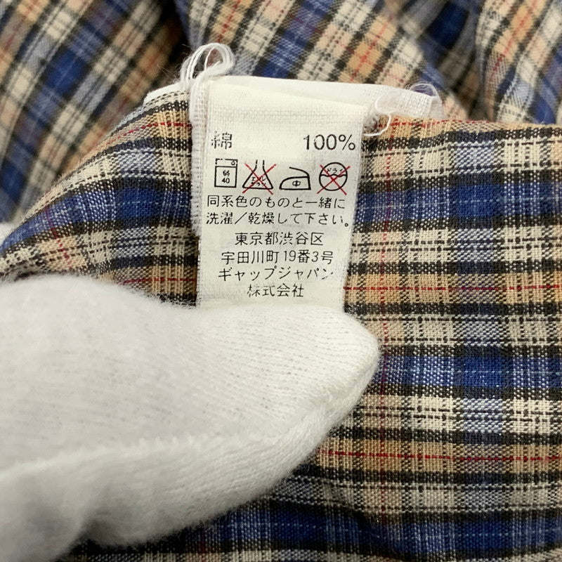 【中古品】【メンズ】 OLD GAP オールドギャップ CHECK LS BD SHIRT チェック ロングスリーブ ボタンダウン シャツ 長袖 トップス 146-260516-as-31-izu サイズ：M カラー：マルチカラー 万代Net店