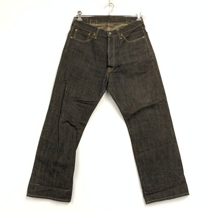 【中古品】【メンズ】 TENDERLOIN テンダーロイン シンチバック Vステッチ セルビッチ BLACK DENIM PANTS ブラック デニム パンツ 153-260504-ya-10-izu サイズ：34 カラー：ブラック 万代Net店