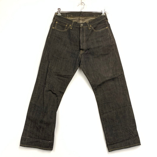 【中古品】【メンズ】 TENDERLOIN テンダーロイン シンチバック Vステッチ セルビッチ BLACK DENIM PANTS ブラック デニム パンツ 153-260504-ya-10-izu サイズ：34 カラー：ブラック 万代Net店