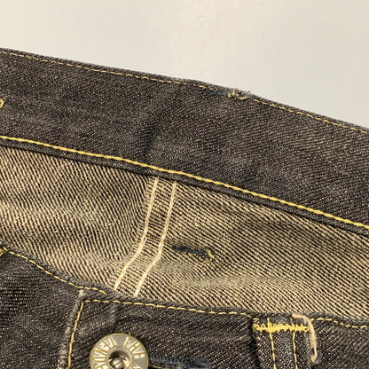 【中古品】【メンズ】 TENDERLOIN テンダーロイン シンチバック Vステッチ セルビッチ BLACK DENIM PANTS ブラック デニム パンツ 153-260504-ya-10-izu サイズ：34 カラー：ブラック 万代Net店
