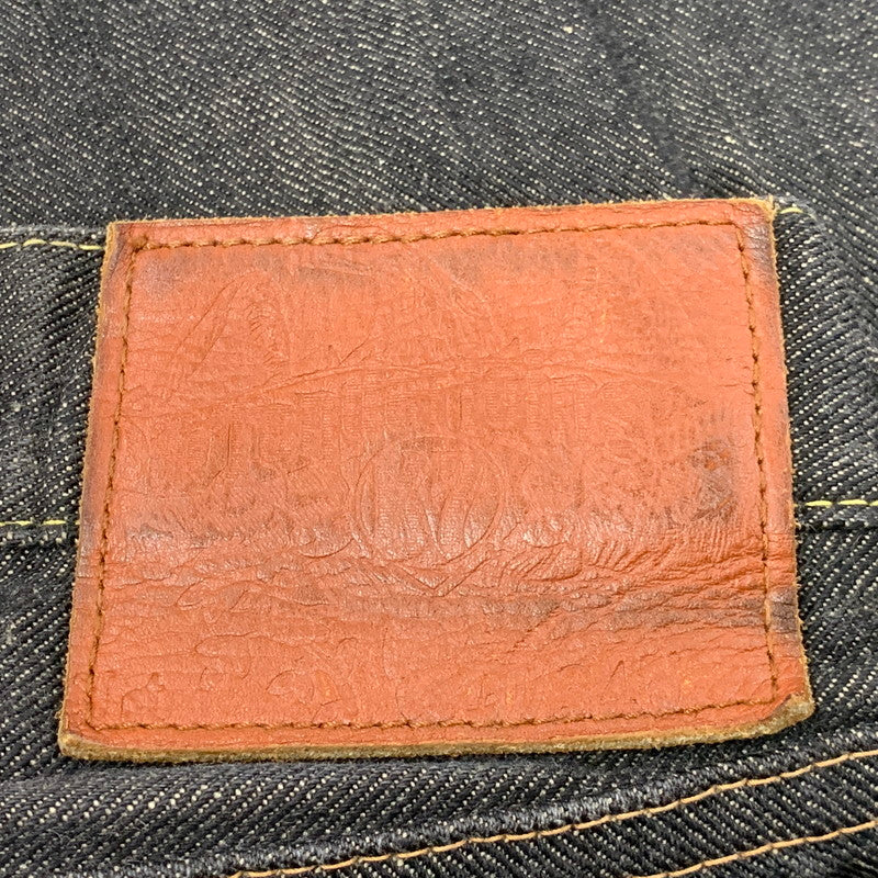 【中古品】【メンズ】 TENDERLOIN テンダーロイン シンチバック Vステッチ セルビッチ BLACK DENIM PANTS ブラック デニム パンツ 153-260504-ya-10-izu サイズ：34 カラー：ブラック 万代Net店