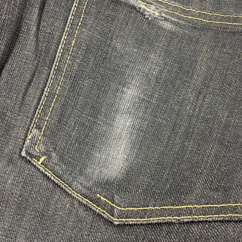 【中古品】【メンズ】 TENDERLOIN テンダーロイン シンチバック Vステッチ セルビッチ BLACK DENIM PANTS ブラック デニム パンツ 153-260504-ya-10-izu サイズ：34 カラー：ブラック 万代Net店