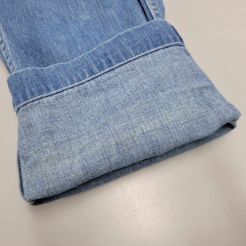【中古品】【メンズ】 orSlow オアスロウ DENIM EASY PANTS デニムイージーパンツ ボトムス 156-260504-as-09-izu サイズ：L(3) カラー：インディゴ 万代Net店