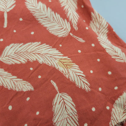 【中古品】【メンズ】 TOKIO KUMAGAI トキオ クマガイ 80’S FEATHER RAYON OPENCOLLAR SHIRT フェザー レーヨン オープンカラー シャツ トップス 半袖 146-260504-ya-14-izu サイズ：M カラー：レッド 万代Net店