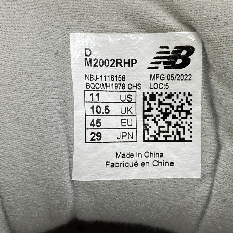 【中古品】【メンズ】 NEW BALANCE ニューバランス M2002RHP スニーカー シューズ 靴 162-260511-as-12-izu サイズ：29cm カラー：グレー 万代Net店