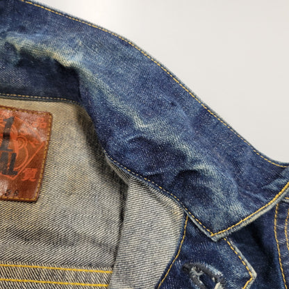 【中古品】【メンズ】 EVISU エヴィス NO.1 SPECIAL 2ND TYPE DENIM JACKET LOT.1507 2ndタイプ デニムジャケット 145-260504-as-08-izu サイズ：38 カラー：インディゴ 万代Net店