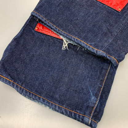 【中古品】【メンズ】 EVISU エヴィス LOT.2013 NO.2 シンチバック 大大黒 DOUBLE KNEE PAINT DENIM PANTS ダブル ニー ペイント デニム パンツ ズボン ボトムス 156-260504-ya-01-izu サイズ：32×35 カラー：インディゴ 万代Net店