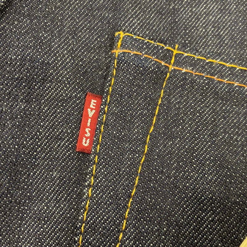 【中古美品】【メンズ】 EVISU エヴィス LOT.2000 NO.2 仙台 PRINT BUTTONFLY DENIM PANTS プリント ボタンフライ デニム パンツ ズボン ボトムス 156-260504-ya-04-izu サイズ：32×35 カラー：インディゴ 万代Net店