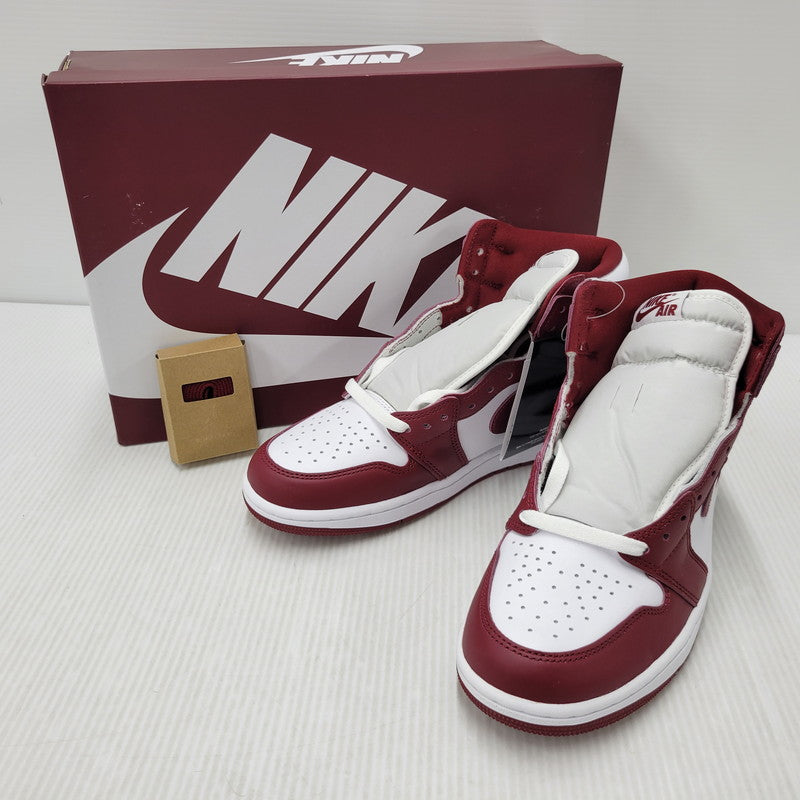 【中古美品】【メンズ】 NIKE ナイキ AIR JORDAN 1 RETRO HIGH OG DZ5485-160 エア ジョーダン 1 レトロ ハイ OG スニーカー シューズ 靴 160-260506-as-07-izu サイズ：26.5cm カラー：WHITE/TEAM RED 万代Net店