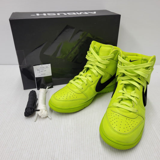 【中古品】【メンズ/レディース】 NIKE ナイキ × AMBUSH アンブッシュ DUNK HI CU7544-300 ダンクハイ スニーカー シューズ 靴 160-260506-as-10-izu サイズ：26cm カラー：ATOMIC GREEN/BLACK-FLASH LIME 万代Net店