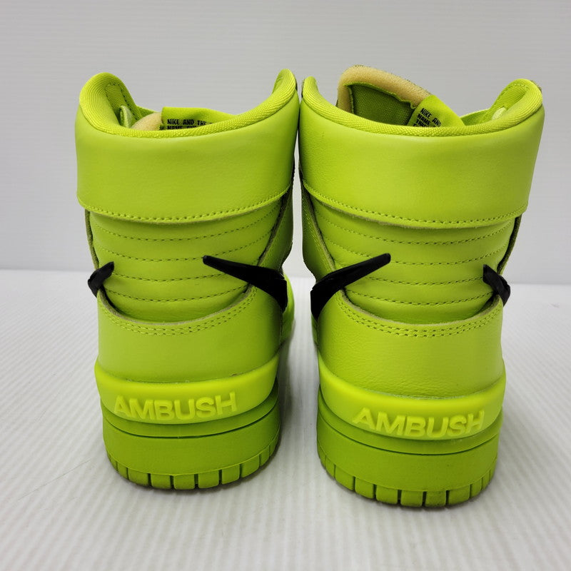 【中古品】【メンズ/レディース】 NIKE ナイキ × AMBUSH アンブッシュ DUNK HI CU7544-300 ダンクハイ スニーカー シューズ 靴 160-260506-as-10-izu サイズ：26cm カラー：ATOMIC GREEN/BLACK-FLASH LIME 万代Net店