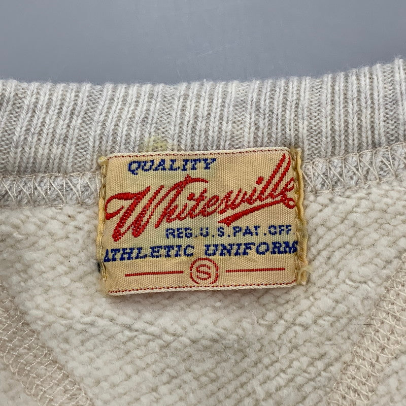 【中古品】【メンズ】 WHITESVILLE ホワイツビル SWEATSHIRT スウェットシャツ 両V トレーナー 長袖 トップス 145-260516-as-29-izu サイズ：S カラー：ホワイト系 万代Net店