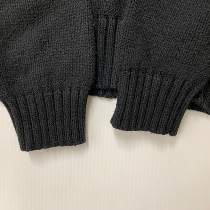 【中古品】【メンズ】 Polo by Ralph Lauren ポロバイラルフローレン PIMA COTTON KNIT SHIRT ニット 長袖 トップス 146-260516-as-32-izu サイズ：M カラー：ブラック 万代Net店