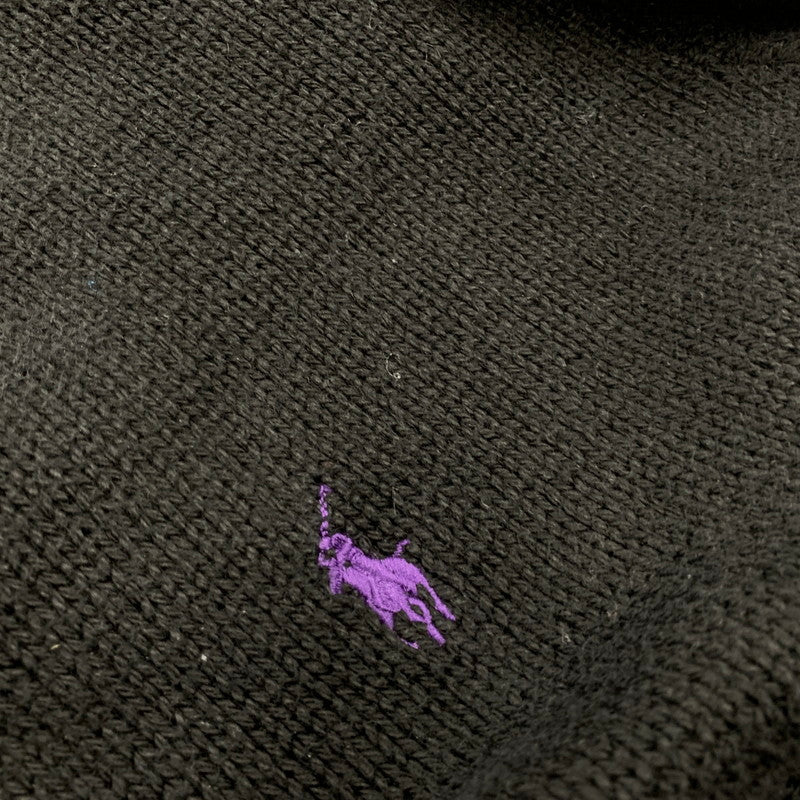 【中古品】【メンズ】 Polo by Ralph Lauren ポロバイラルフローレン PIMA COTTON KNIT SHIRT ニット 長袖 トップス 146-260516-as-32-izu サイズ：M カラー：ブラック 万代Net店