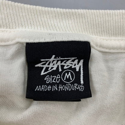 【中古品】【メンズ】 STUSSY ステューシー BEACH HOUSE TEE ビーチ ハウス Tシャツ トップス 142-260516-kh-17-izu サイズ：M カラー：ホワイト 万代Net店