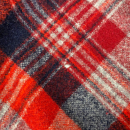 【中古品】【メンズ】 PENDLETON ペンドルトン WOOL WESTERN CHECK SHIRT ウール ウエスタン チェックシャツ 長袖 トップス 146-260506-as-26-izu サイズ：L カラー：レッド系 万代Net店