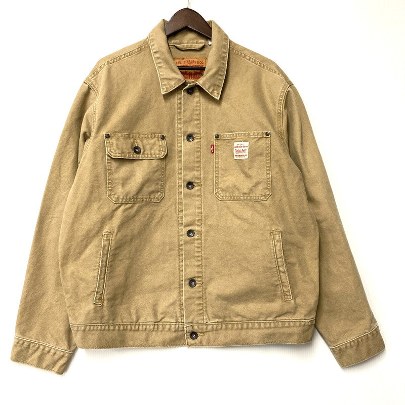 【中古品】【メンズ】 Levi's リーバイス WORKWEAR SUNRISE TRUCKER JACKET PC9-A4820-0023 ワークウェア サンライズ トラッカージャケット アウター 147-260506-as-18-izu サイズ：M カラー：ベージュ 万代Net店