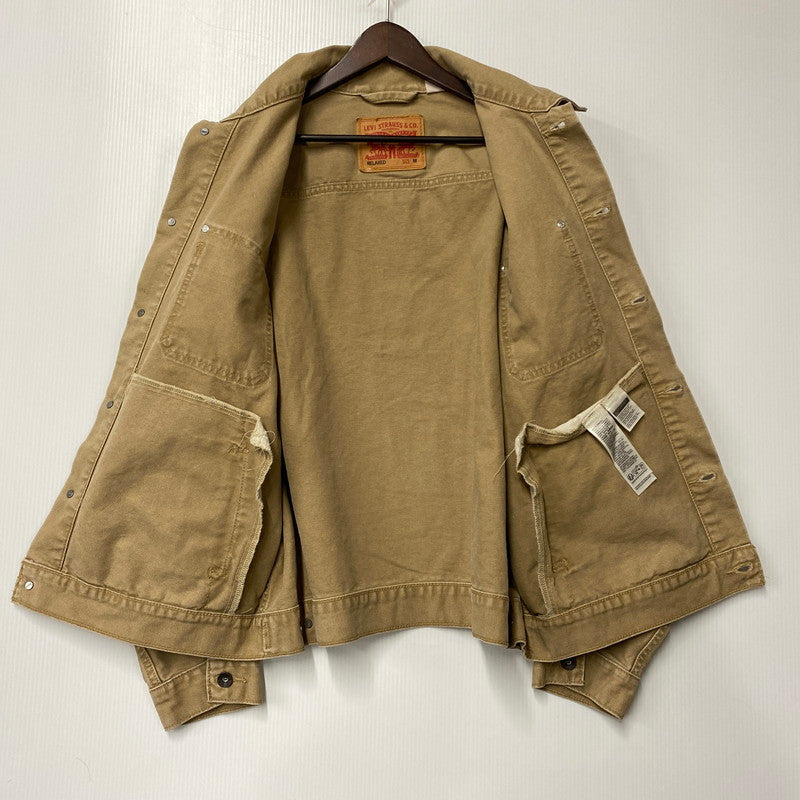 【中古品】【メンズ】 Levi's リーバイス WORKWEAR SUNRISE TRUCKER JACKET PC9-A4820-0023 ワークウェア サンライズ トラッカージャケット アウター 147-260506-as-18-izu サイズ：M カラー：ベージュ 万代Net店