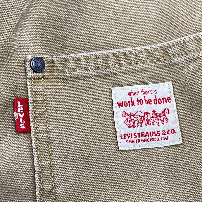 【中古品】【メンズ】 Levi's リーバイス WORKWEAR SUNRISE TRUCKER JACKET PC9-A4820-0023 ワークウェア サンライズ トラッカージャケット アウター 147-260506-as-18-izu サイズ：M カラー：ベージュ 万代Net店