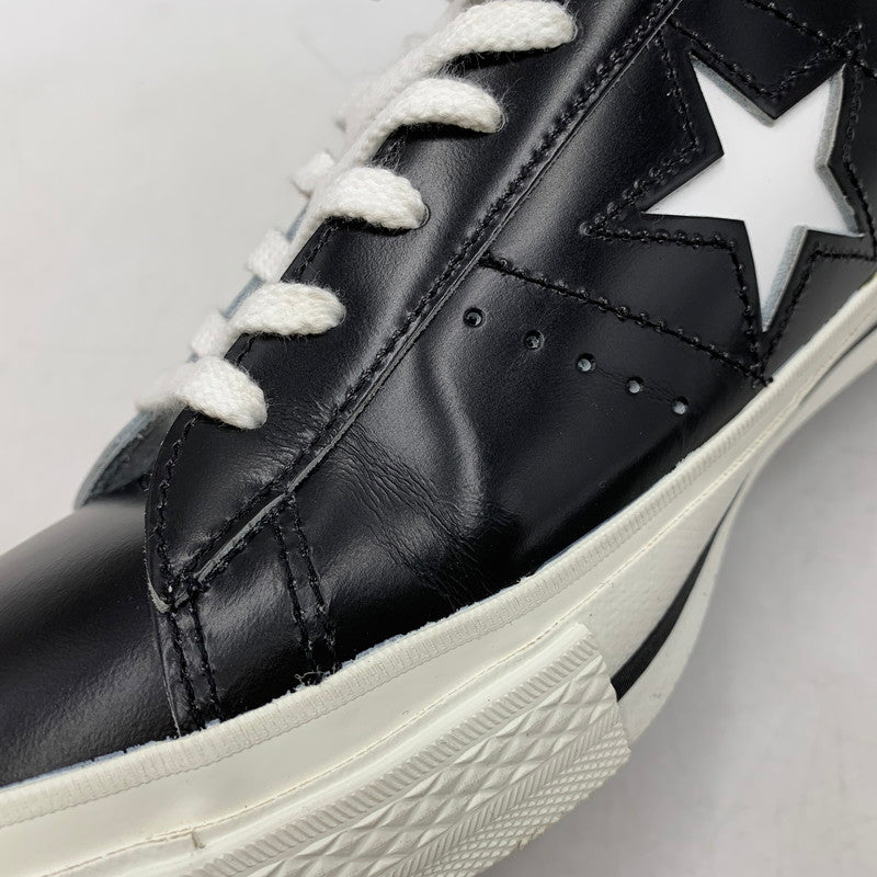 【中古品】【メンズ】 CONVERSE コンバース ONE STAR J ワンスター J 日本製 スニーカー シューズ 靴 162-260506-as-06-izu サイズ：28cm カラー：ブラック×ホワイト 万代Net店