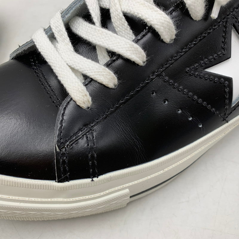 【中古品】【メンズ】 CONVERSE コンバース ONE STAR J ワンスター J 日本製 スニーカー シューズ 靴 162-260506-as-06-izu サイズ：28cm カラー：ブラック×ホワイト 万代Net店
