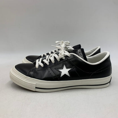 【中古品】【メンズ】 CONVERSE コンバース ONE STAR J ワンスター J 日本製 スニーカー シューズ 靴 162-260506-as-06-izu サイズ：28cm カラー：ブラック×ホワイト 万代Net店