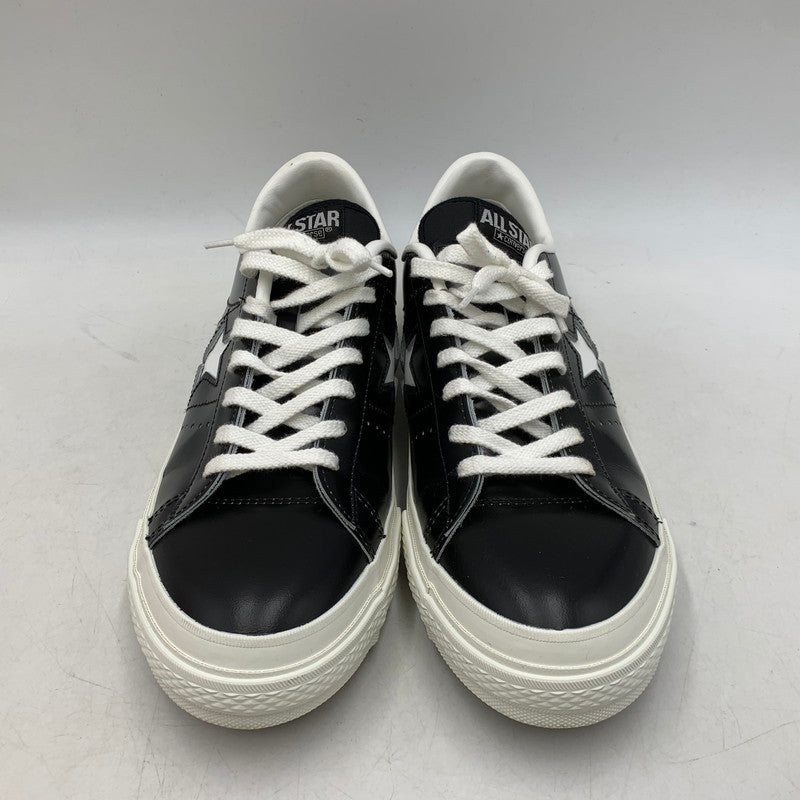 【中古品】【メンズ】 CONVERSE コンバース ONE STAR J ワンスター J 日本製 スニーカー シューズ 靴 162-260506-as-06-izu サイズ：28cm カラー：ブラック×ホワイト 万代Net店