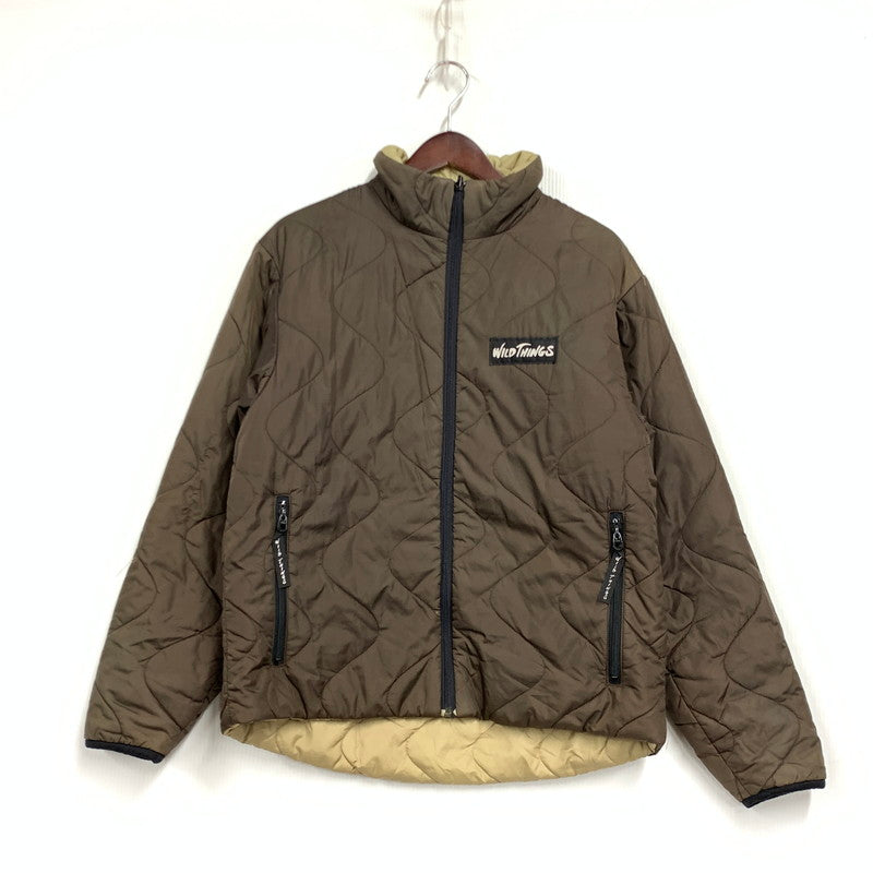 【現状渡し品】【メンズ】 WILD THINGS ワイルドシングス USA製 PRIMALOFT REVERSIBLE PADDED JACKET プリマロフト リバーシブル パデッド ジャケット アウター 144-260504-ya-09-izu サイズ：S カラー：ブラウン/ベージュ 万代Net店