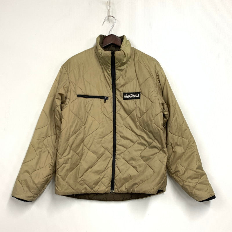 【現状渡し品】【メンズ】 WILD THINGS ワイルドシングス USA製 PRIMALOFT REVERSIBLE PADDED JACKET プリマロフト リバーシブル パデッド ジャケット アウター 144-260504-ya-09-izu サイズ：S カラー：ブラウン/ベージュ 万代Net店