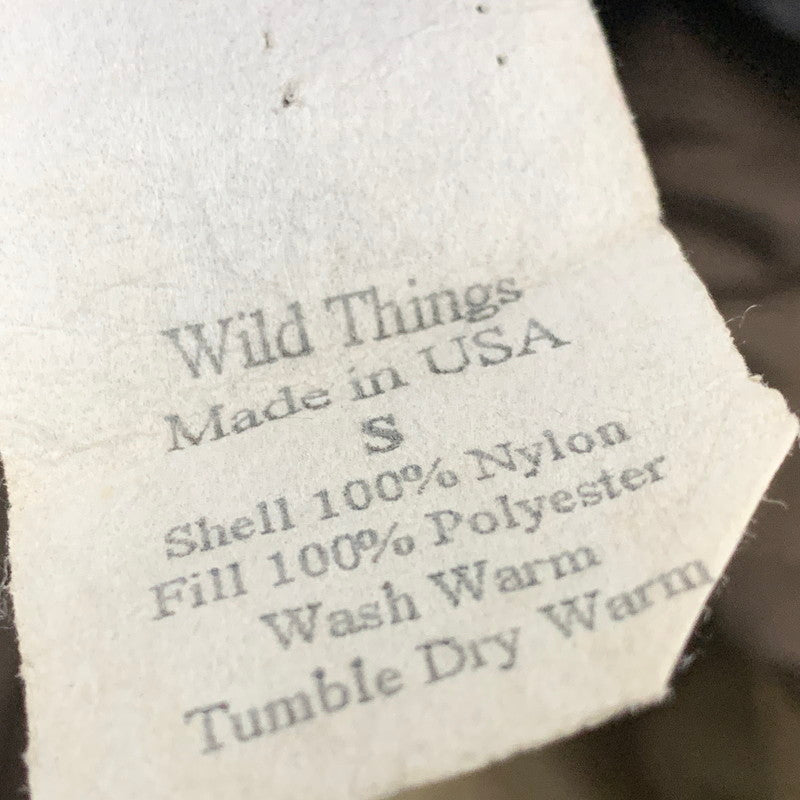 【現状渡し品】【メンズ】 WILD THINGS ワイルドシングス USA製 PRIMALOFT REVERSIBLE PADDED JACKET プリマロフト リバーシブル パデッド ジャケット アウター 144-260504-ya-09-izu サイズ：S カラー：ブラウン/ベージュ 万代Net店