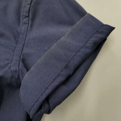 【中古品】【メンズ】 STUSSY ステューシー AUTHENTIC STUSSY EQUIPPED WORK SHIRT オーセンティック ワークシャツ 半袖 142-260513-as-02-izu サイズ：M カラー：ネイビー 万代Net店