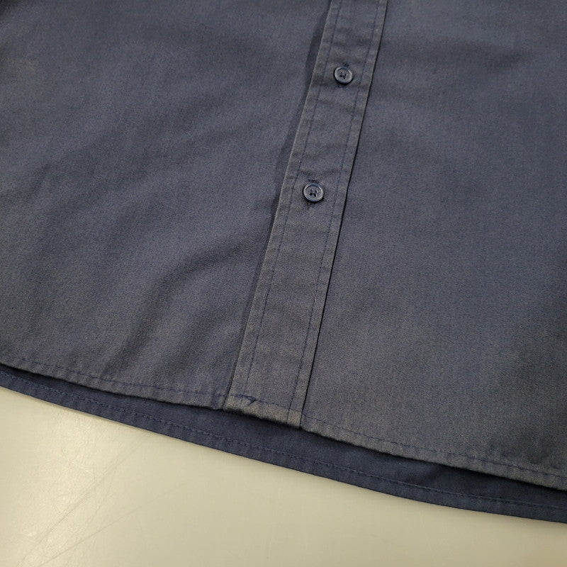 【中古品】【メンズ】 STUSSY ステューシー AUTHENTIC STUSSY EQUIPPED WORK SHIRT オーセンティック ワークシャツ 半袖 142-260513-as-02-izu サイズ：M カラー：ネイビー 万代Net店