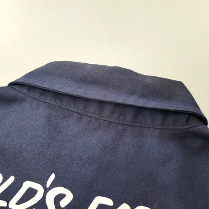 【中古品】【メンズ】 STUSSY ステューシー AUTHENTIC STUSSY EQUIPPED WORK SHIRT オーセンティック ワークシャツ 半袖 142-260513-as-02-izu サイズ：M カラー：ネイビー 万代Net店