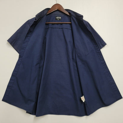【中古品】【メンズ】 STUSSY ステューシー AUTHENTIC STUSSY EQUIPPED WORK SHIRT オーセンティック ワークシャツ 半袖 142-260513-as-02-izu サイズ：M カラー：ネイビー 万代Net店