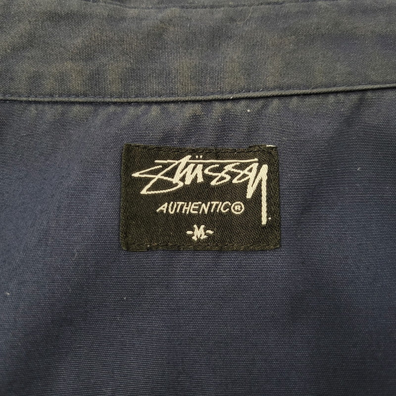 【中古品】【メンズ】 STUSSY ステューシー AUTHENTIC STUSSY EQUIPPED WORK SHIRT オーセンティック ワークシャツ 半袖 142-260513-as-02-izu サイズ：M カラー：ネイビー 万代Net店