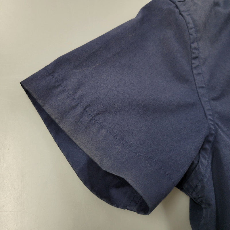 【中古品】【メンズ】 STUSSY ステューシー AUTHENTIC STUSSY EQUIPPED WORK SHIRT オーセンティック ワークシャツ 半袖 142-260513-as-02-izu サイズ：M カラー：ネイビー 万代Net店