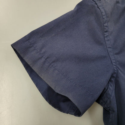 【中古品】【メンズ】 STUSSY ステューシー AUTHENTIC STUSSY EQUIPPED WORK SHIRT オーセンティック ワークシャツ 半袖 142-260513-as-02-izu サイズ：M カラー：ネイビー 万代Net店
